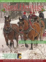 2019December/January2020 Rural Heritage Magazine Issue 446