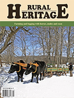 2008 Winter, Rural Heritage Magazine Issue 33/1