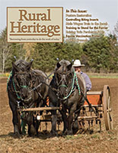 2009 Spring, Rural Heritage Magazine Issue 34/3
