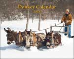 2018 Donkey Wall Calendar  (SHIPPED TO USA ADDRESS)