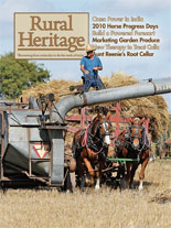 2010 Sept/Oct, Rural Heritage Magazine Issue 35/5
