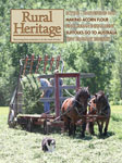 2018 August/September Rural Heritage Magazine Issue 434