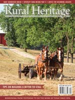 2020 August/September Rural Heritage Magazine Issue 454